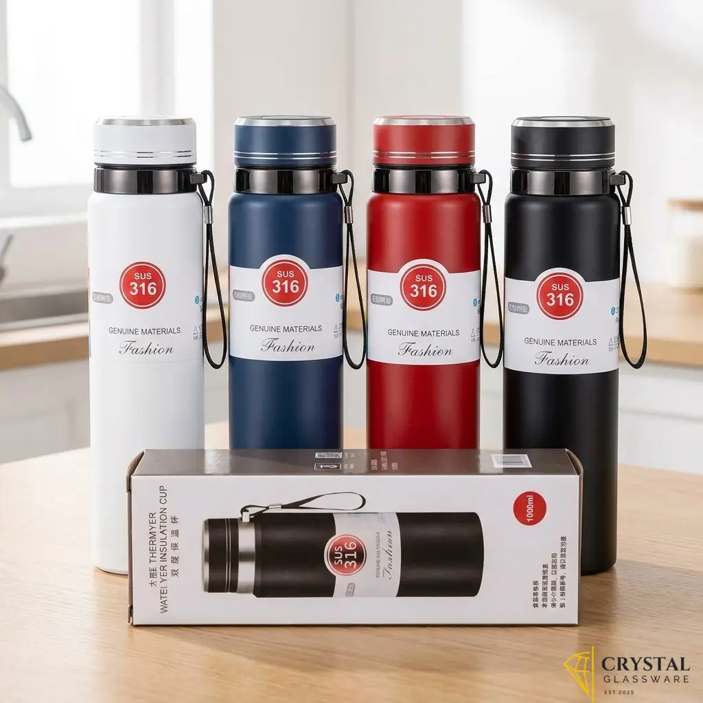 Stainless steel SUS 316 water bottle